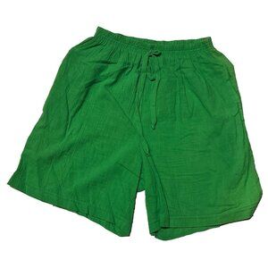 Vintage Gepetto Women Stretch Chico Green Classic Shorts Small